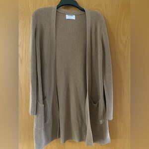 Old Navy Women's Brown Open-Front Cardigan
